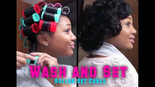 Updated Roller Set Hair Tutorial for Smooth, Bouncy Curls