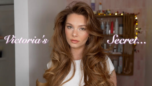 Victoria's Secret Bombshell Blowout Hair & Glowy Makeup Tutorial