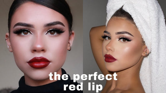 Bold Winter Red Lip Glam Tutorial