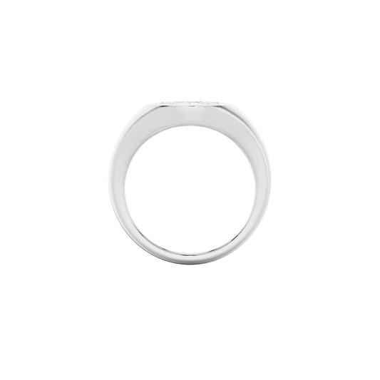 Round Monogram Ring SR003G