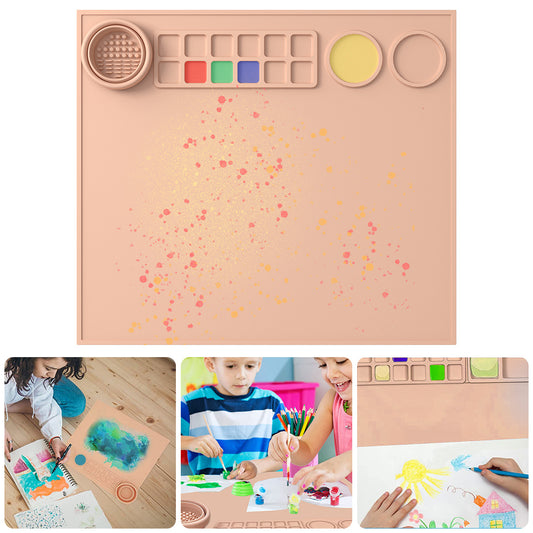 Silicone Painting Mat Kids Graffiti Painting Clay Mat