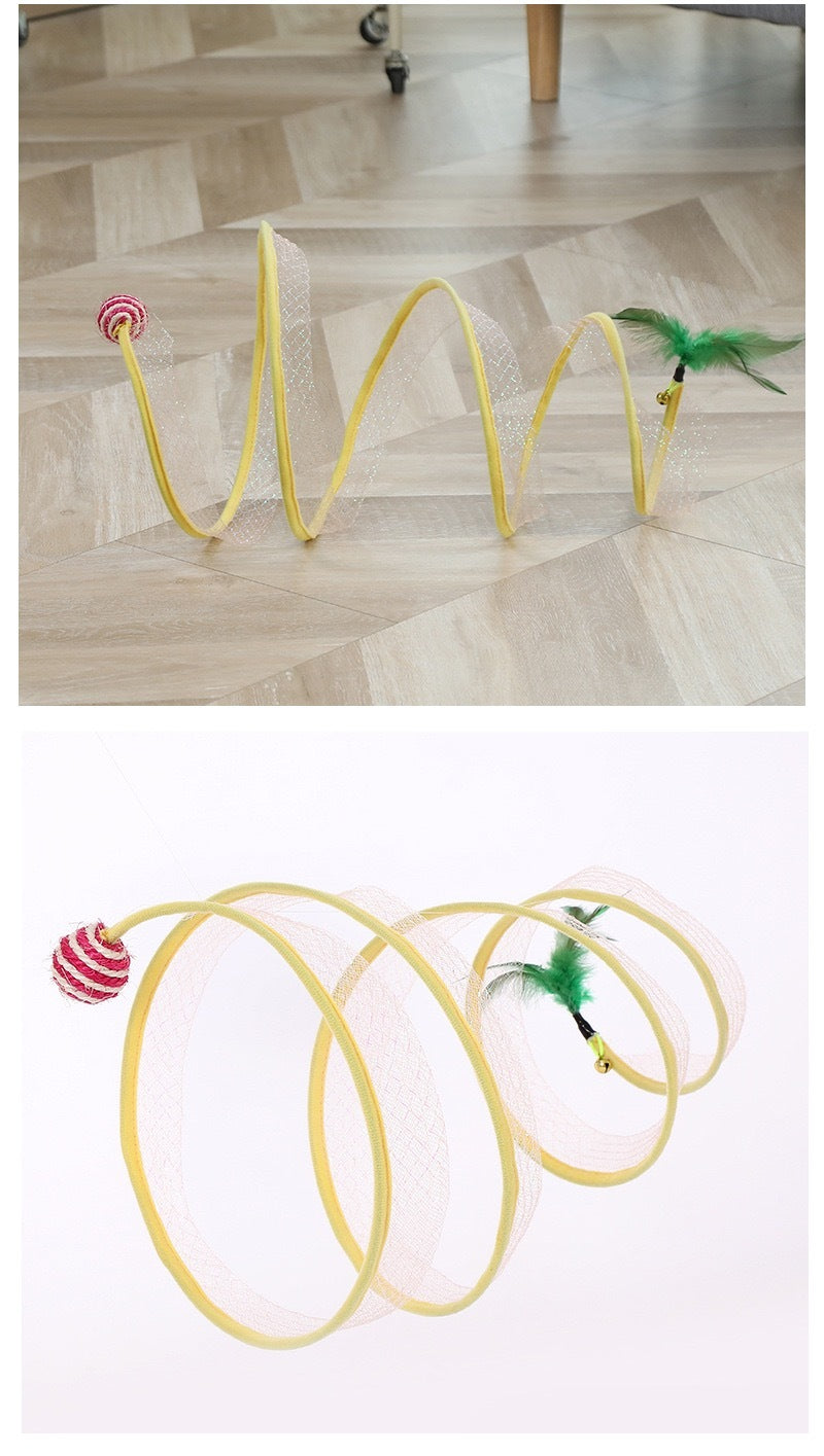 S-type Cat Tunnel Toy Foldable Channel