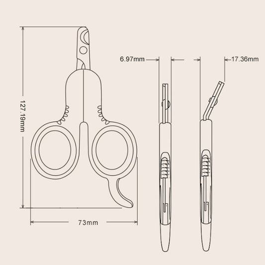 Pet Nail Clippers Professional Claw Trimmer Bended Scissor Special For Cats Kittens Dogs Puppies Small Animals