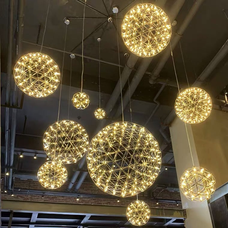 Spark Ball Restaurant Full Sky Star Chandelier