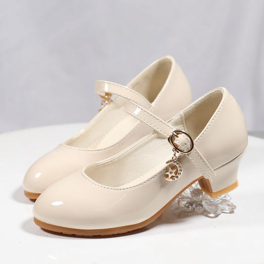 Korean Crystal Performance Children's Single-layer Shoes