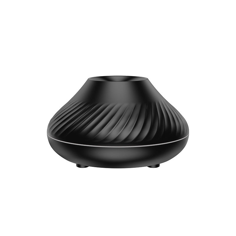 New Volcanic Flame Aroma Diffuser Essential Oil Lamp 130ml USB Portable Air Humidifier With Color Night Light Mist Maker Fogger LED Light