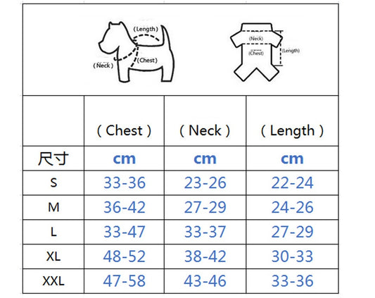 Dog winter warm coat clothes