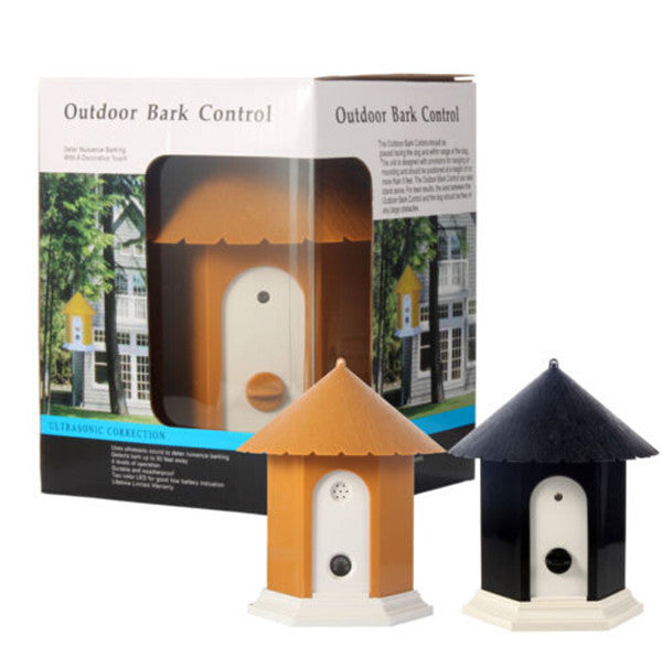Pet Dog Ultrasonic Anti Barking Silencer Outdoor Bark Deterrent Trainer Barking Stop
