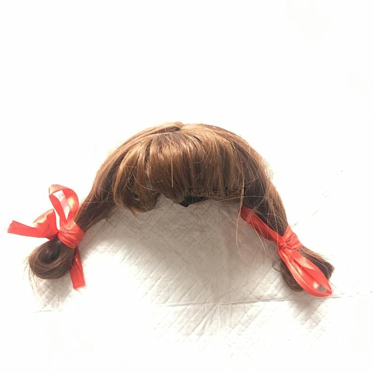 Pet dog and cat turned wig