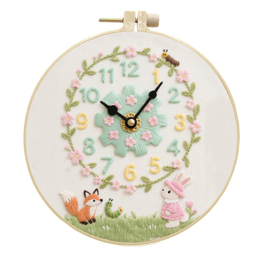 Clock Decoration Embroidery Diy Creative Simple Handmade Kit Material Package