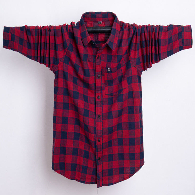 Men's plaid shirt