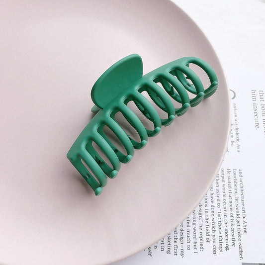 Simple and versatile macaron color hair clip