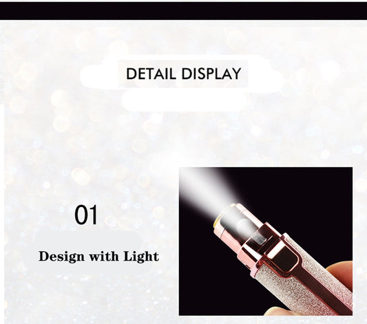 New Lipstick Shape Ladies Electric Shaver Automatic Eyebrow Trimming Artifact