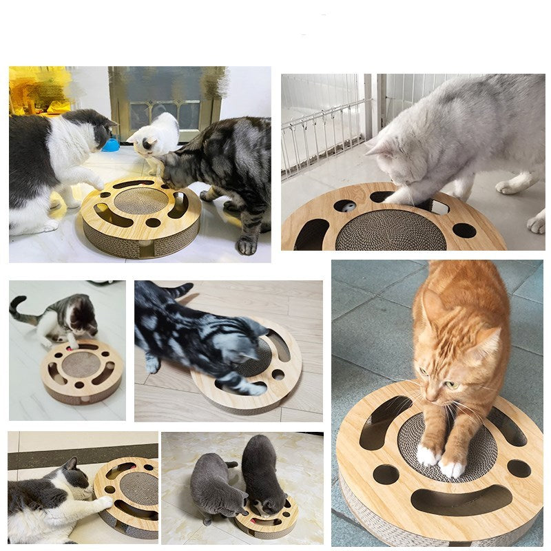 Cat Scratcher Ball-Drawing Bell Large Claw Sharpener