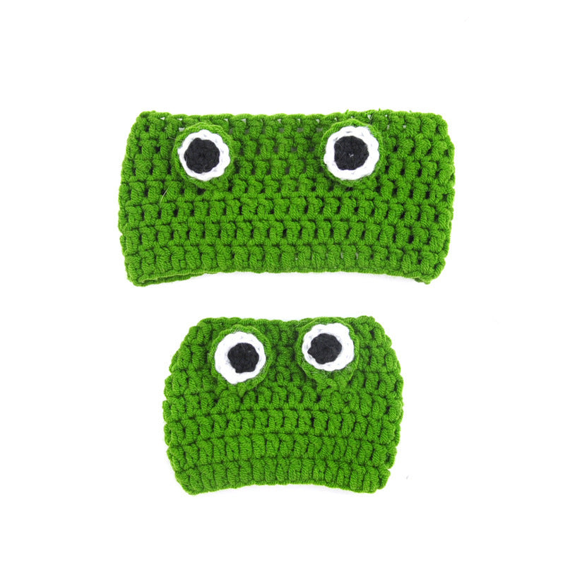Cartoon Cross-Dressing Dog Cat Cross-Dressing Headgear Woolen Hat