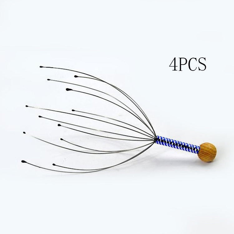 Hair Hair Raising Octopus Scalp Massager Massage Claw Manual Massager Head Massager Grasper