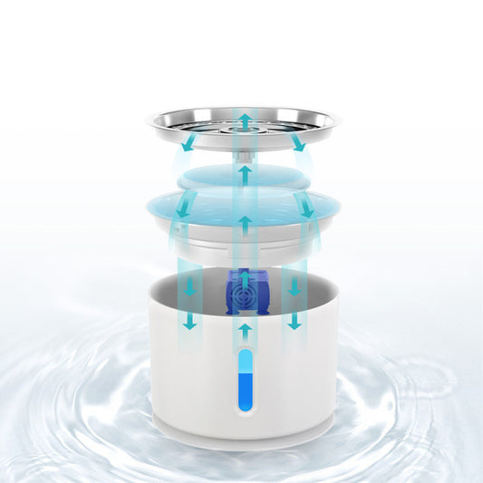 Stainless Steel Pet Water Dispenser For Cats And Dogs
