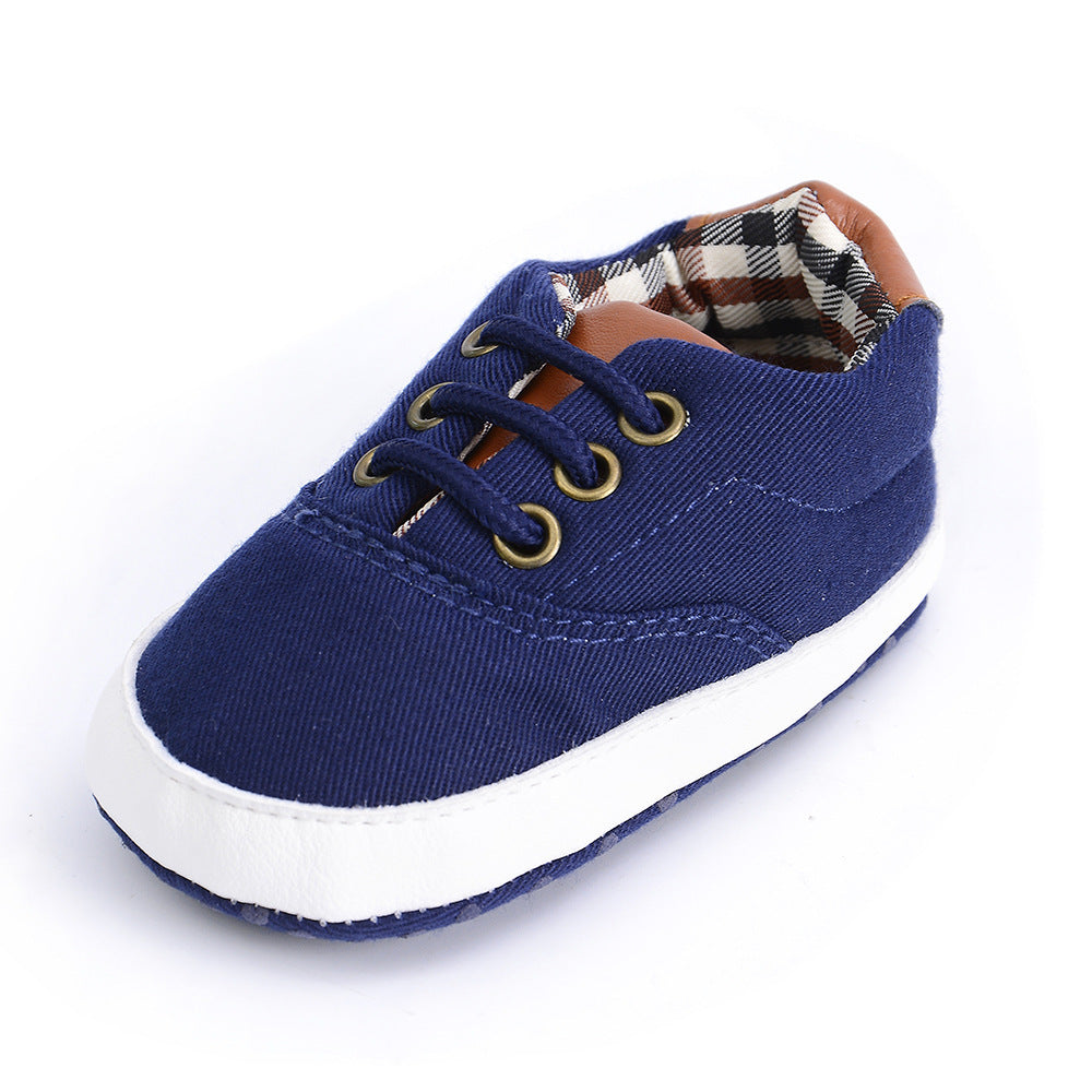 Casual Lace-Up Soft-Soled Baby Toddler Shoes