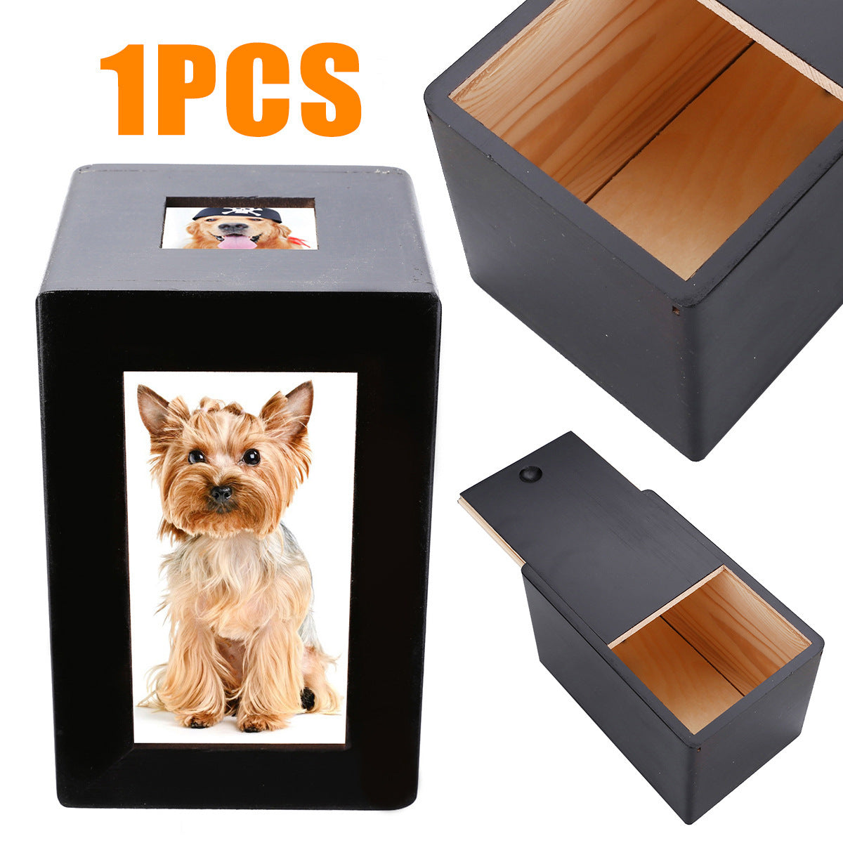 Pet Animal Bone Box Urn Cat Wooden Box