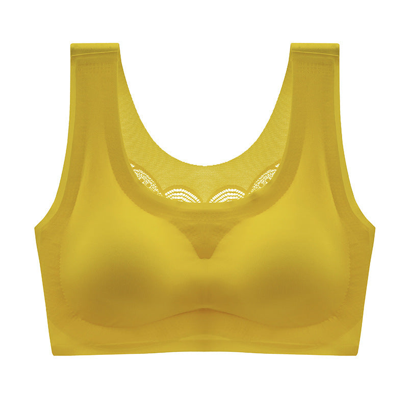 Women'S Plus Size Vest Style No Steel Ring Bra