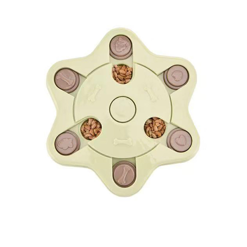 Creative Dog Turntable Eating Anti-Choking Bowl
