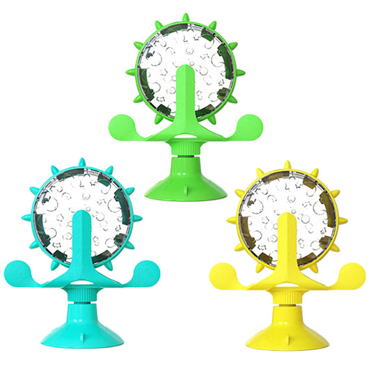 Pet Cat Toy Money-Making Wheel Slow Food Leaking Device