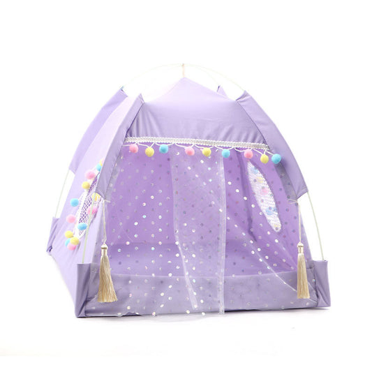 Foldable Small Anti-mosquito And Breathable Polyester Kennel Tent
