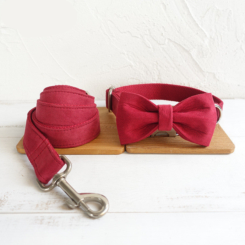 Dog collar bow