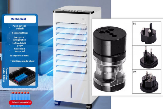 Household High-end Refrigeration Fan Voice Remote Control Cold Water Fan