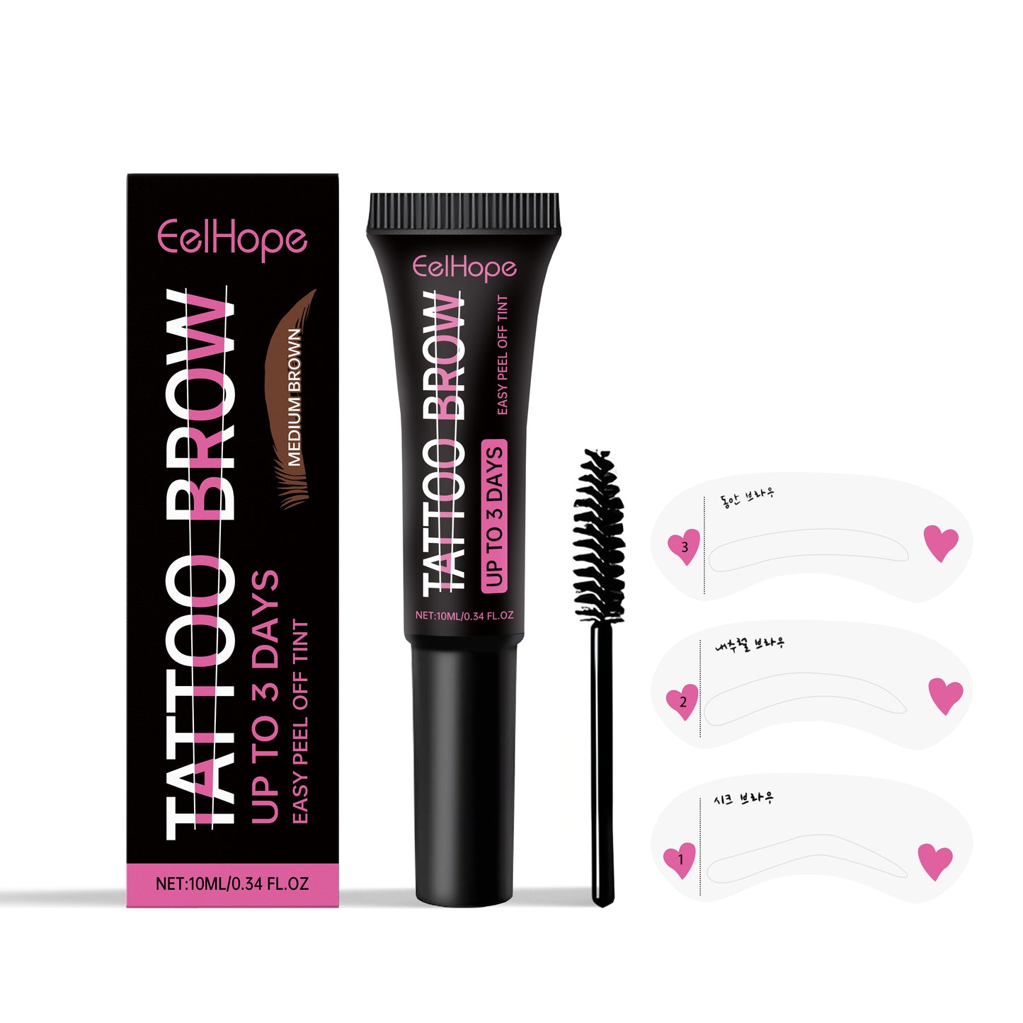 Eelhope Eyebrow Gel For Long-Lasting Natural Color Moisturizing And Nourishing Eyebrow Care