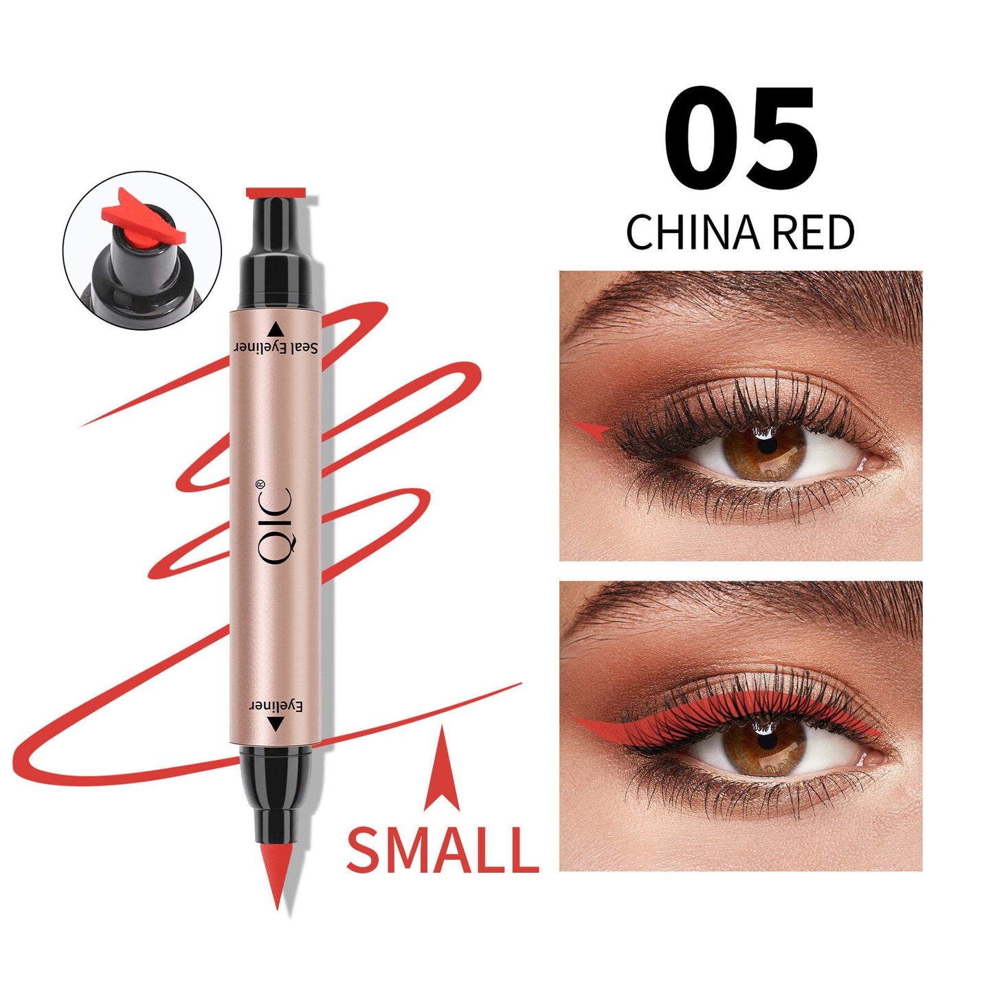 Color Stamp Double-ended Delta Wing Eyeliner