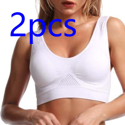3D gather shockproof vest bra