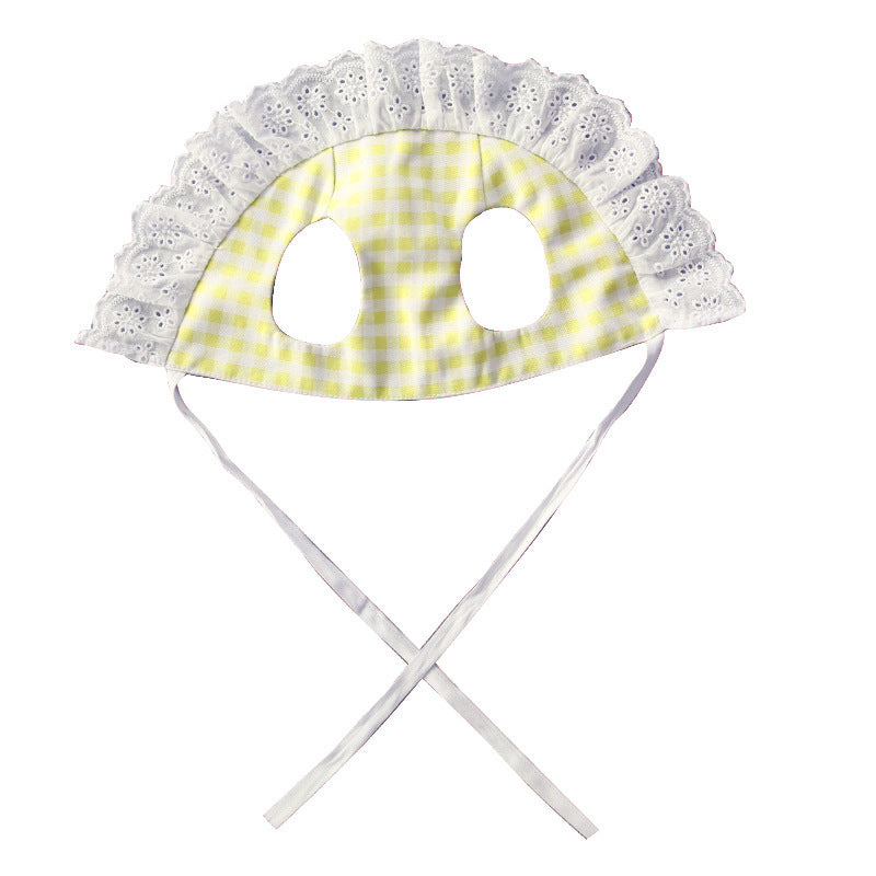 Summer Lace Faux Paw Corgi Teddy Sun Hat