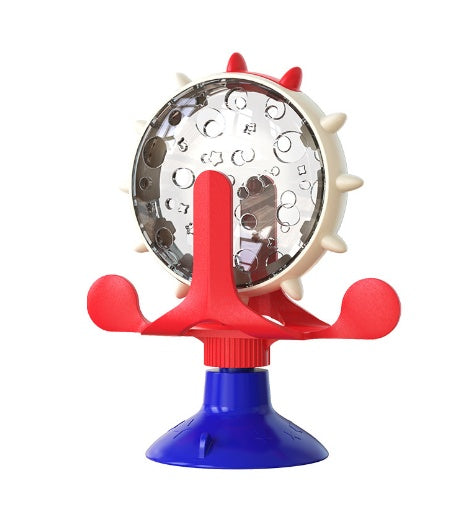 Pet Cat Toy Money-Making Wheel Slow Food Leaking Device