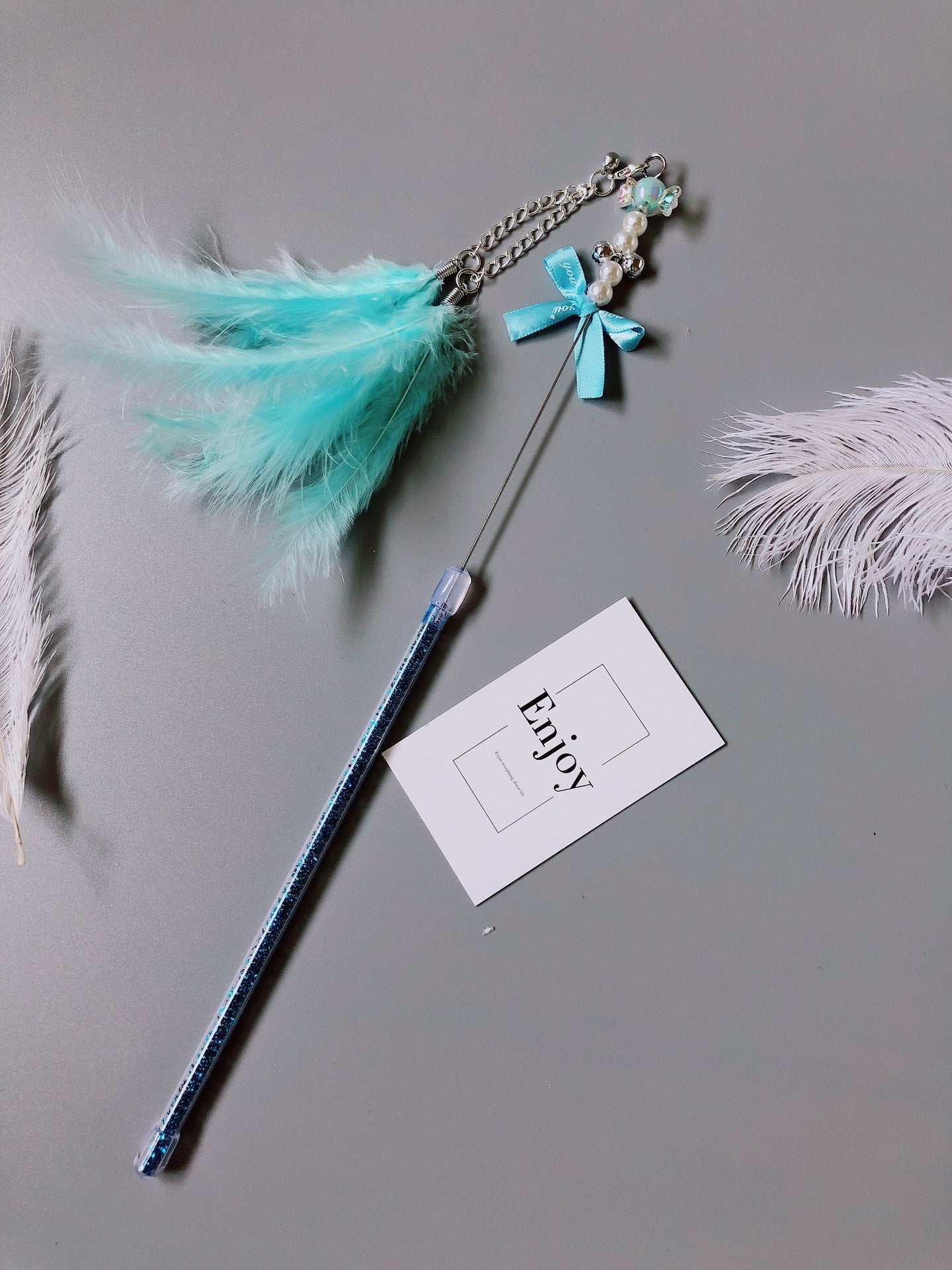 Handmade cat stick