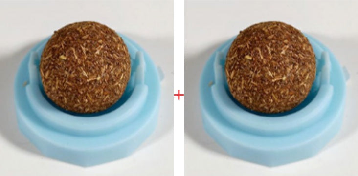 3pcs Lot Self-adhesive Rotated Catnip Lick Ball