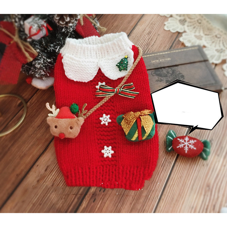 Christmas Clothes Two Leg Leisure Time Sweater