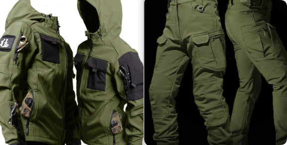 Men's Fleece Jackets Overalls And Workwear Pants For Autumn And Winter