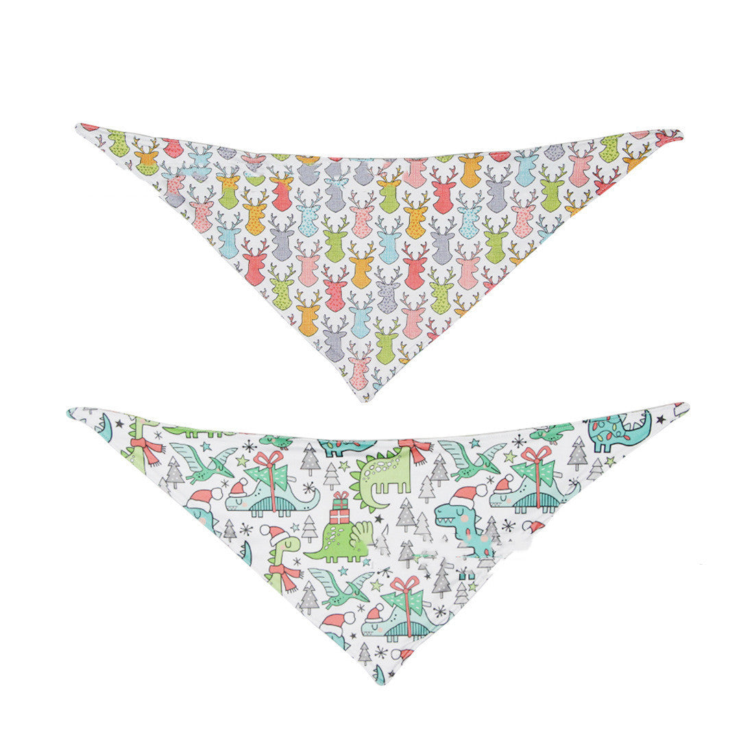 Pet Double-sided Saliva Towel Dog Triangle Scarf Pet Accessories