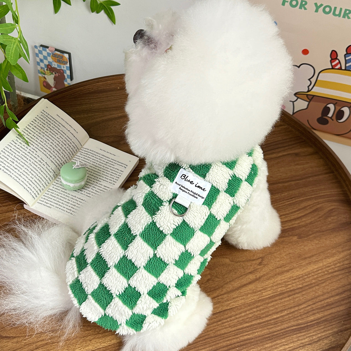 Cat Clothes Teddy Bichon VIP Traction Vest
