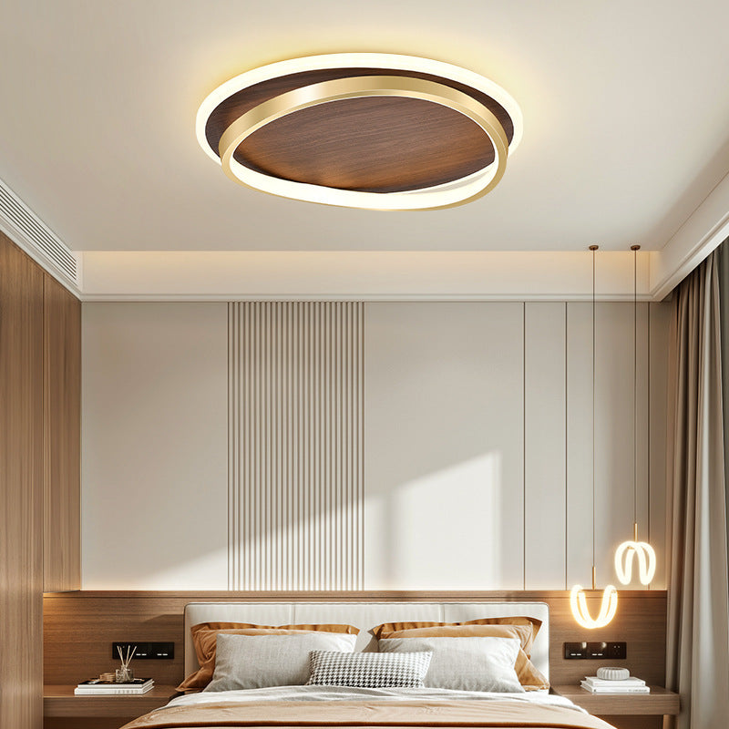 Bedroom Light Creative Japanese Log Room
