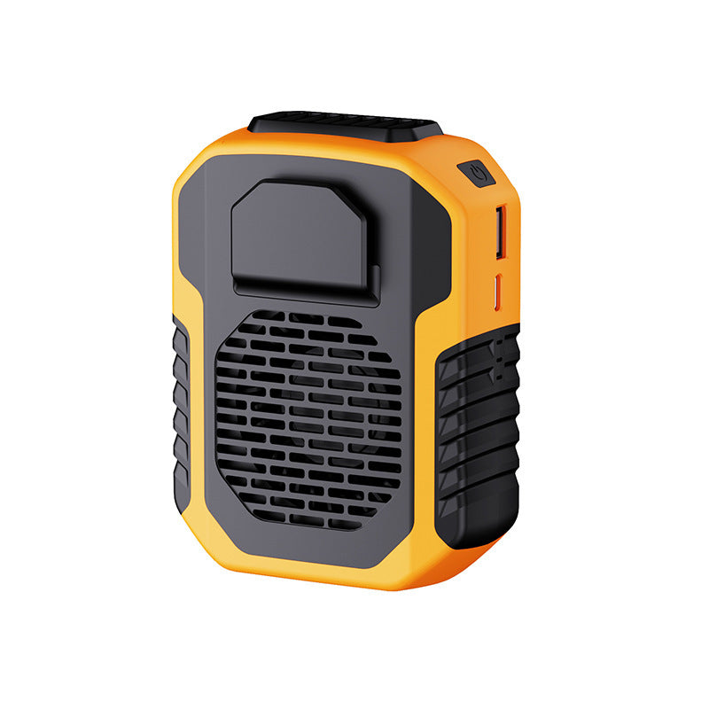 Leaf Less Waist Hanging Fan For Outdoor Sports Large Capacity Battery USB Charging Portable High Wind Hanging Neck Fan