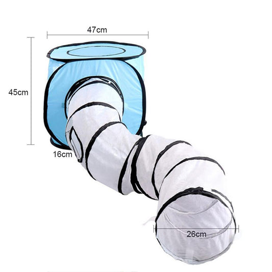 Tent S-Shaped Cat Foldable Playing Tunnel Toy