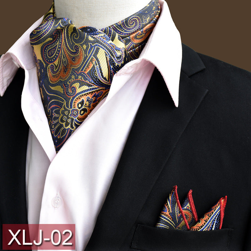 Men's scarf English suit shirt collar scarf