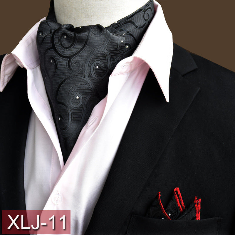 Men's scarf English suit shirt collar scarf