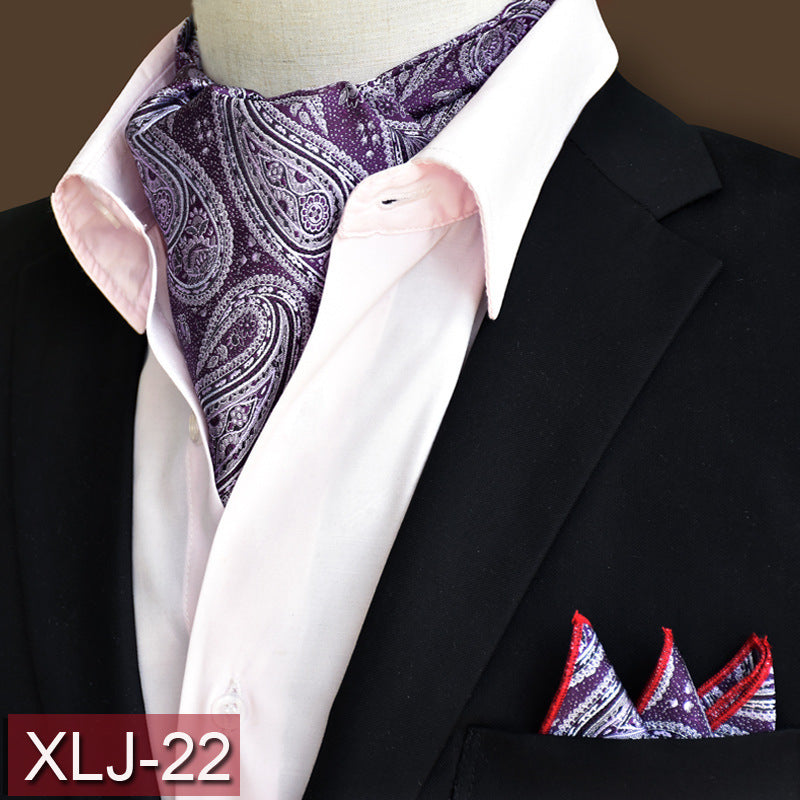 Men's scarf English suit shirt collar scarf