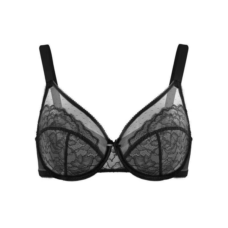 Plus Size Underwear Gauze Push Up Bra