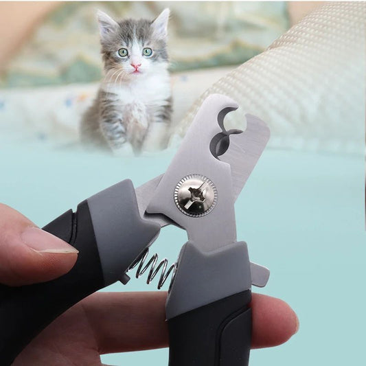 Stainless Steel Half Moon Blade Nailclippers Household Cat Claw Nail Cutters Beauty Clippers For Pets Cats Dog Supplies