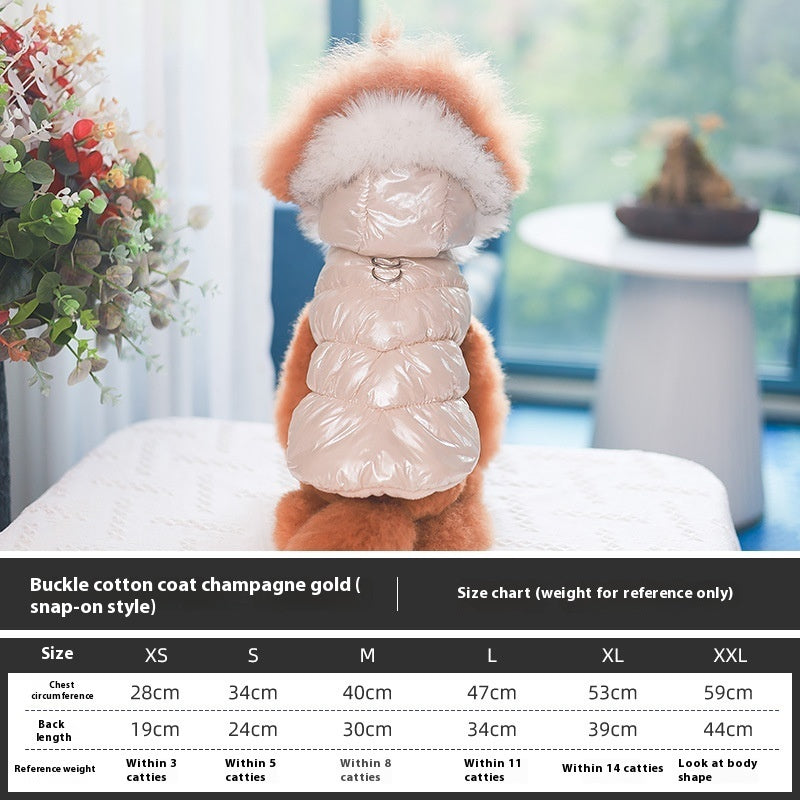 Autumn And Winter Pet Clothing Cotton Vest