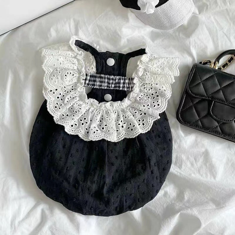 Pet Dog Summer Bow Suspenders Clothes